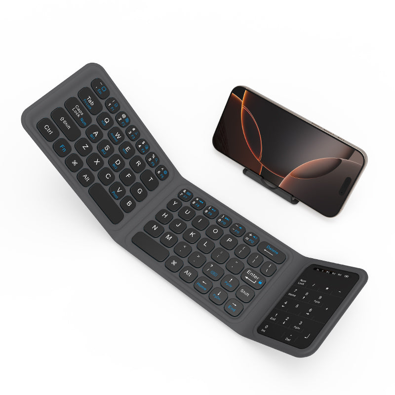 FMK-05 Katlanabilir Bluetooth Klavye ve Masaüstü Telefon Standı