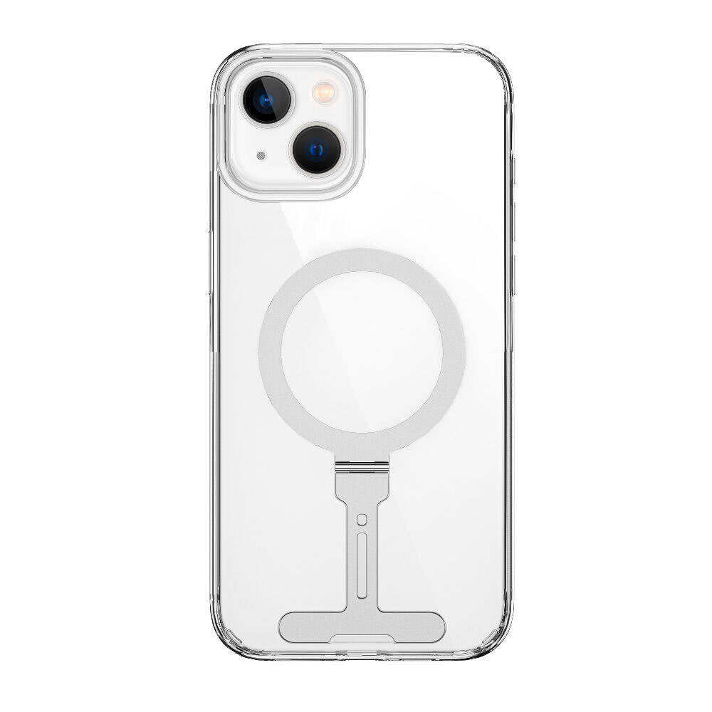 FYY-014 Magsafe Uyumlu Standlı Şeffaf iPhone 15 Kılıf