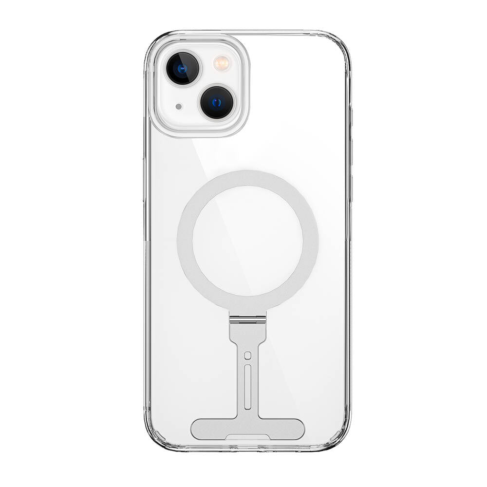 FYY-014 Magsafe Uyumlu Standlı Şeffaf iPhone 15 Plus Kılıf