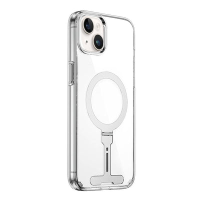 FYY-014 Magsafe Uyumlu Standlı Şeffaf iPhone 15 Plus Kılıf
