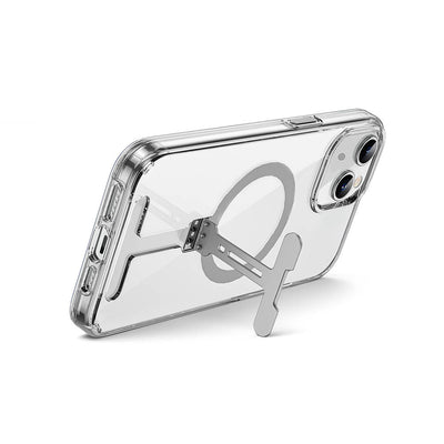 FYY-014 Magsafe Uyumlu Standlı Şeffaf iPhone 15 Plus Kılıf