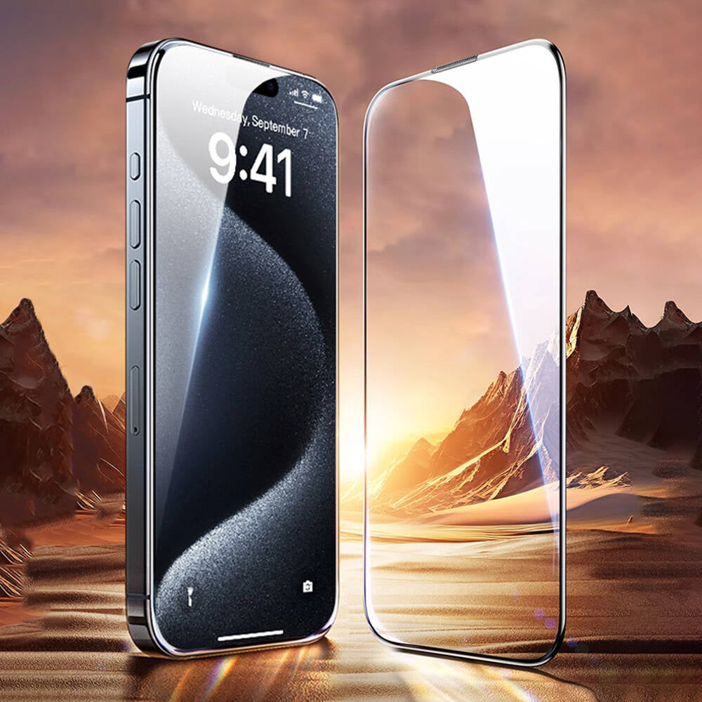 GT-008 iPhone 16 Plus Uyumlu Şeffaf Ekran Koruyucu 10'lu Set