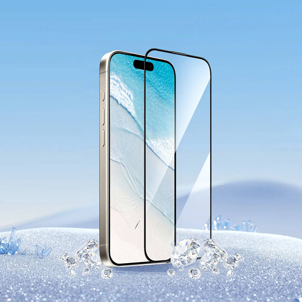 GT-017 Safir Kaplama iPhone 16 Pro Max Ekran Koruyucu