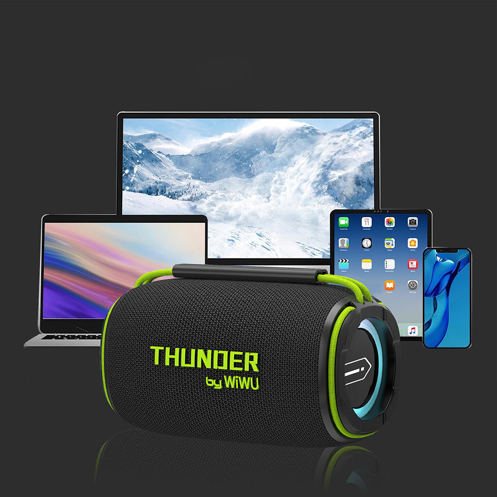 H5 Su Geçirmez RGB Işıklı TWS Bluetooth 15W Hoparlör