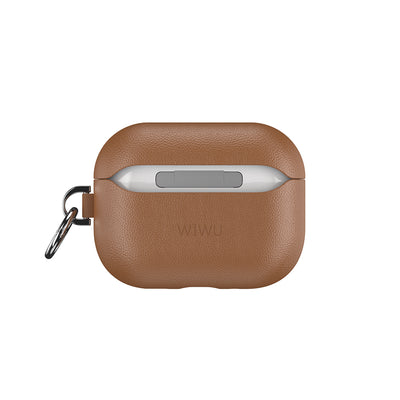 HC-201 Parmak İzi Bırakmayan Deri AirPods Pro 3 Kılıf