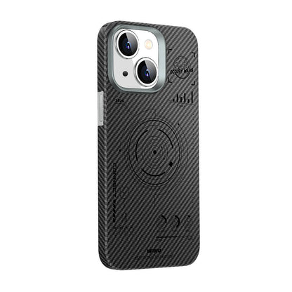 HHX-016 Karbon Fiber 600D Mars Kevlar iPhone 15 Plus Kılıf