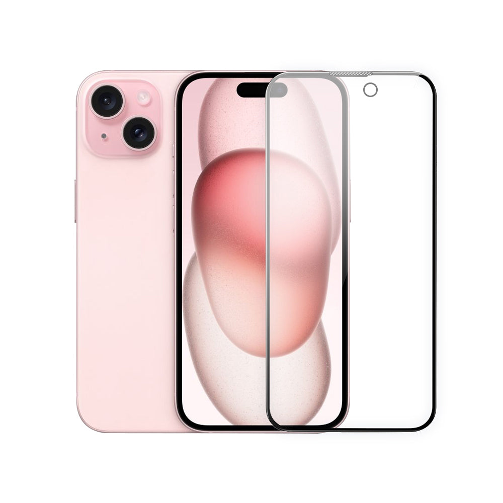 iPhone 15 Plus Wi-IP001 3'ü 1 Arada Kılıf Lens Ekran Koruyucu Koruma Seti