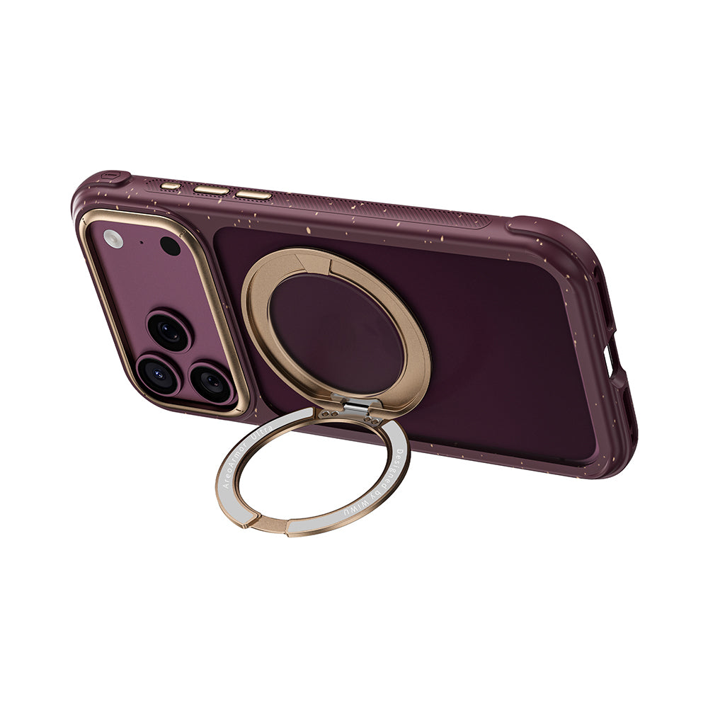 iPhone 17 Pro AA-203 AeroArmor Ultra Airbag 360° Standlı MagSafe Uyumlu Kılıf
