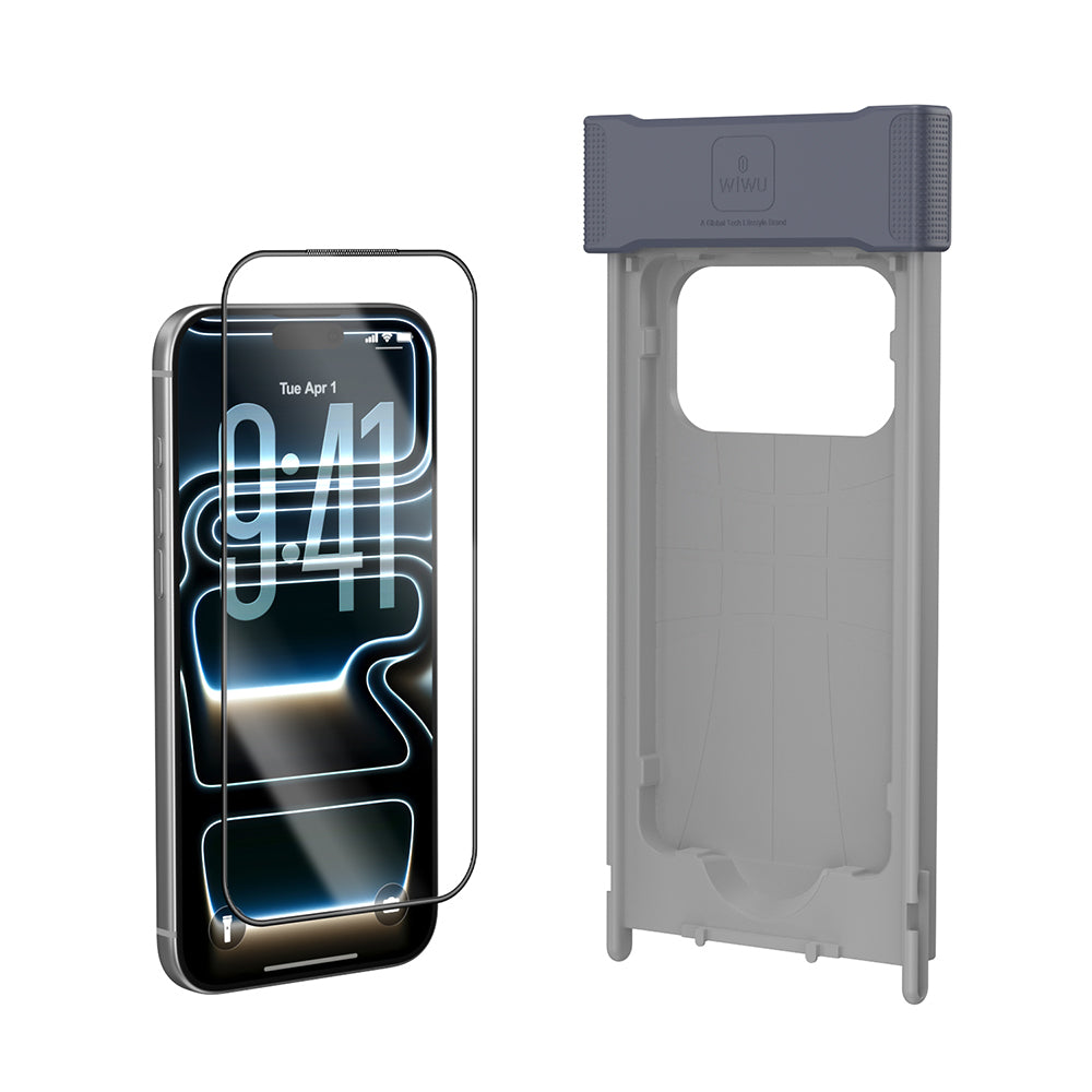 iPhone 17 Pro Max GT-033 Glass Ultra 3D Anti Reflective Ekran Koruyucu Uygulama Aparatlı