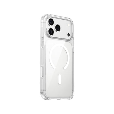 iPhone 17 Pro Max Kılıf CS-202 Crystal Shield Pro M-safe Şarj Özellikli Sararmayan Şeffaf Kapak