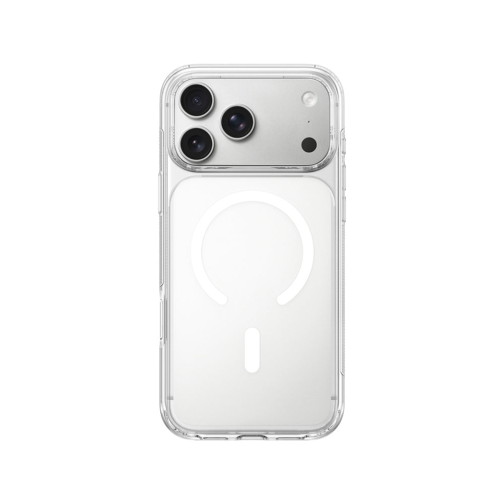 iPhone 17 Pro Max Kılıf CS-202 Crystal Shield Pro M-safe Şarj Özellikli Sararmayan Şeffaf Kapak