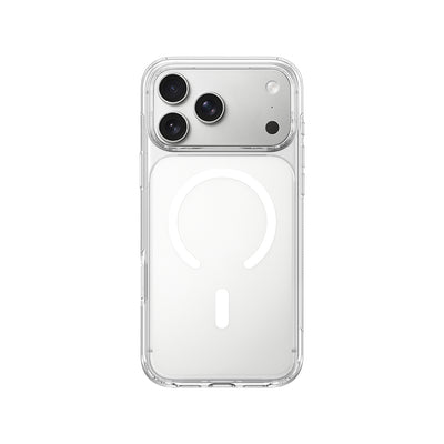iPhone 17 Pro Max Kılıf CS-202 Crystal Shield Pro M-safe Şarj Özellikli Sararmayan Şeffaf Kapak