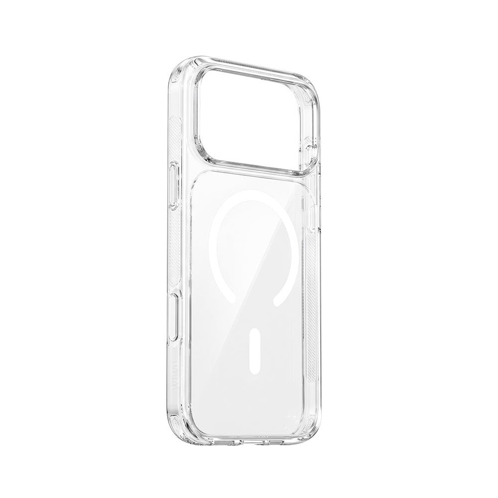 iPhone 17 Pro Max Kılıf CS-202 Crystal Shield Pro M-safe Şarj Özellikli Sararmayan Şeffaf Kapak