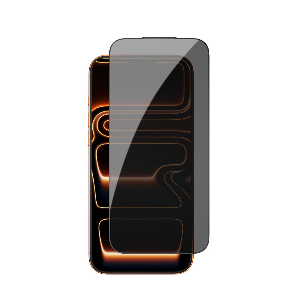 iPhone 17 Pro Max Wiwu GT-034 Glass Ultra Privacy 3D Ekran Koruyucu + Kolay Uygulama Aparatı