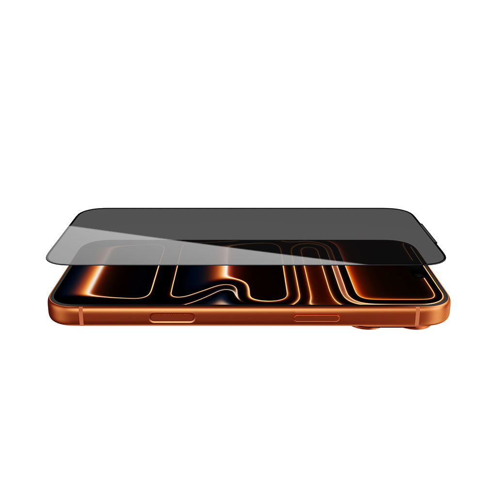iPhone 17 Pro Max Wiwu GT-034 Glass Ultra Privacy 3D Ekran Koruyucu + Kolay Uygulama Aparatı