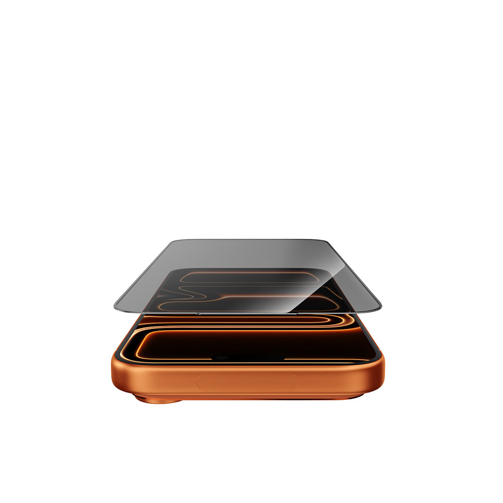 iPhone 17 Pro Max Wiwu GT-034 Glass Ultra Privacy 3D Ekran Koruyucu + Kolay Uygulama Aparatı