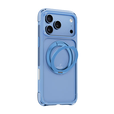 iPhone 18 Pro AG-203 AeroGuard Ultra Airbag 360° Standlı MagSafe Uyumlu Kılıf