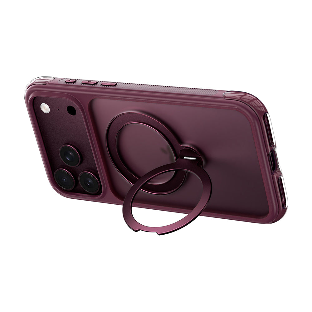 iPhone 18 Pro Max AG-203 AeroGuard Ultra Airbag 360° Standlı MagSafe Uyumlu Kılıf