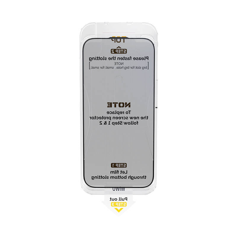 iPrivacy 360° Anti-Peep iPhone 16E Temperli Cam Ekran Koruyucu