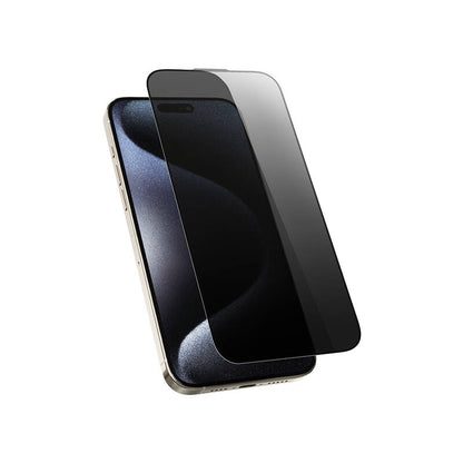 iPrivacy 360° iPhone 15 Pro Kolay Uygulamalı Temperli Ekran Koruyucu
