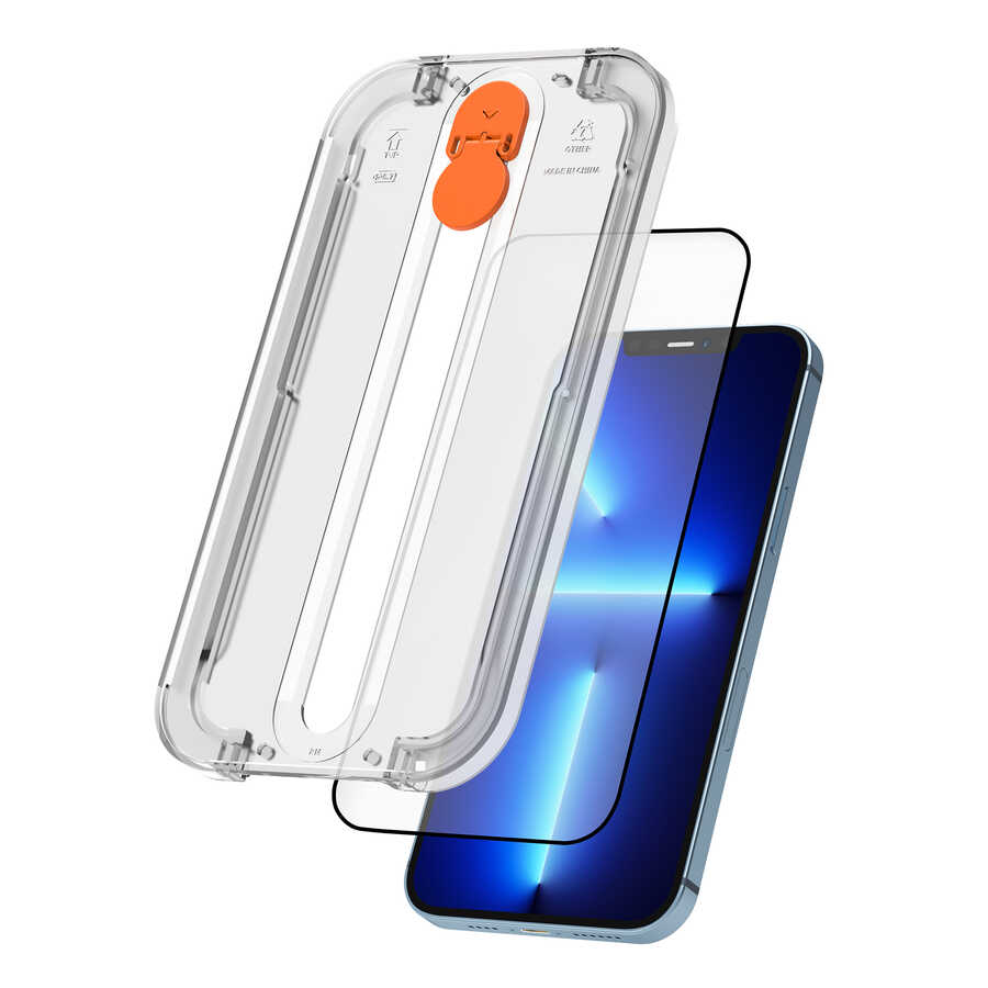 iVista Sert Yüzeyli iPhone 16E Kolay Uygulamalı Ekran Koruyucu