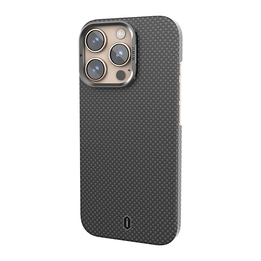 Kamera Standlı Aramid Fiber Karbon iPhone 16 Pro Max Magsafe Uyumlu Kılıf