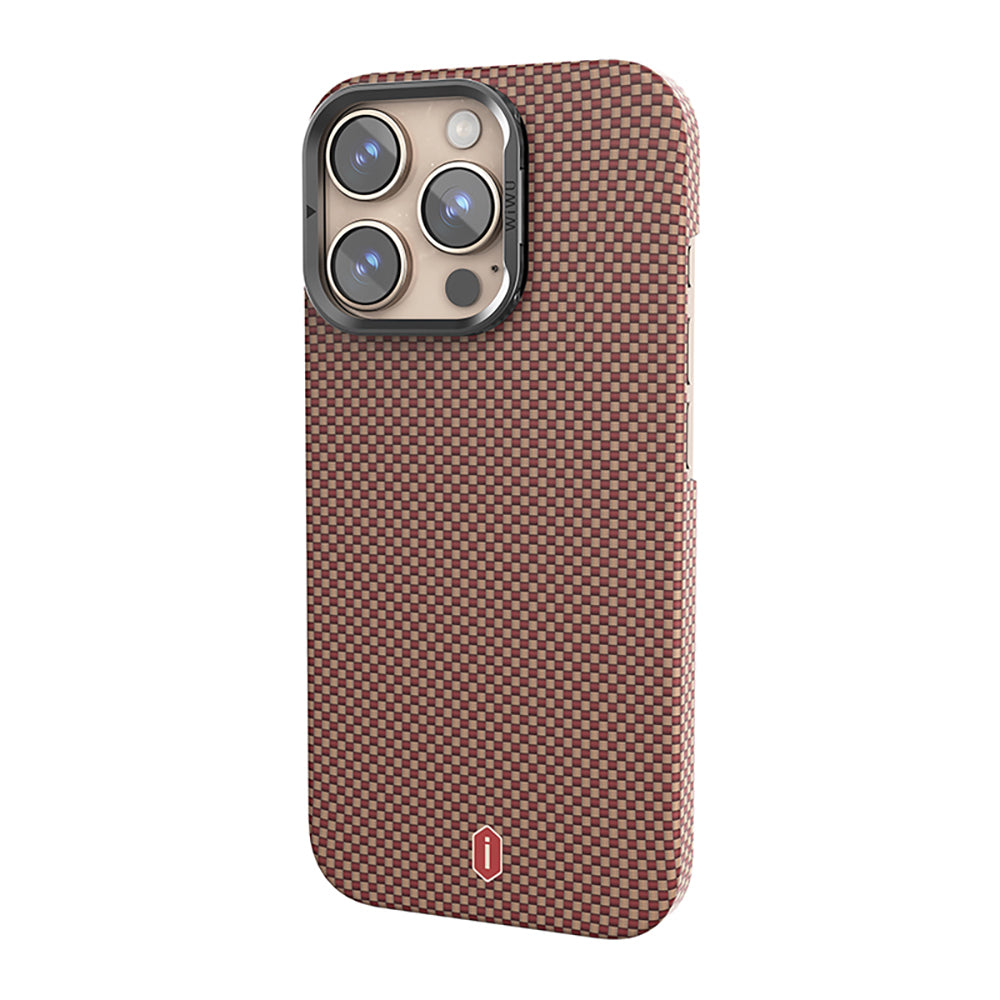 Kamera Standlı Aramid Fiber Karbon iPhone 16 Pro Max Magsafe Uyumlu Kılıf