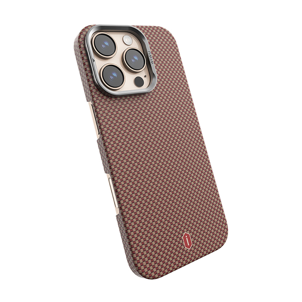 Kamera Standlı Aramid Fiber Karbon iPhone 16 Pro Max Magsafe Uyumlu Kılıf