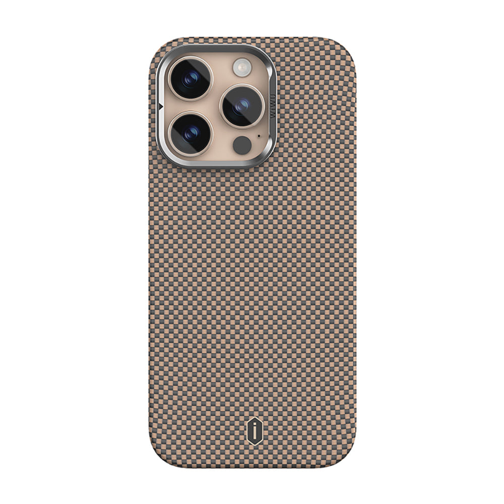 Kamera Standlı Aramid Fiber Karbon iPhone 16 Pro Max Magsafe Uyumlu Kılıf