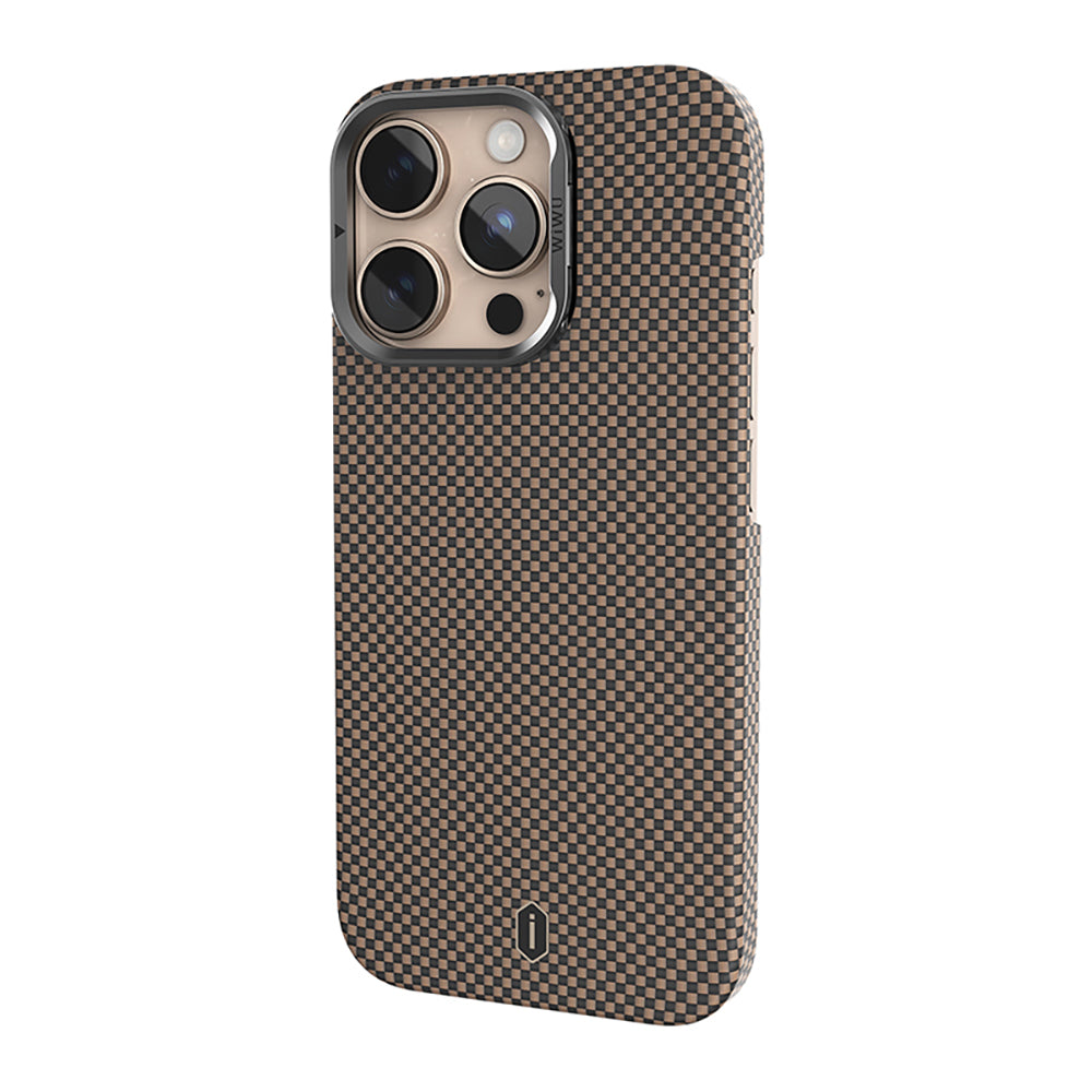 Kamera Standlı Aramid Fiber Karbon iPhone 16 Pro Max Magsafe Uyumlu Kılıf