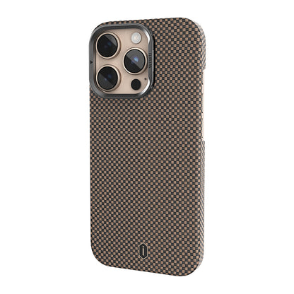 Kamera Standlı Aramid Fiber Karbon iPhone 16 Pro Max Magsafe Uyumlu Kılıf