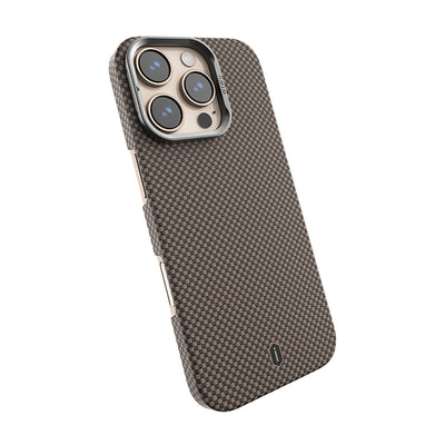 Kamera Standlı Aramid Fiber Karbon iPhone 16 Pro Max Magsafe Uyumlu Kılıf