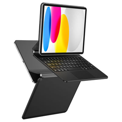 KX005 Aydınlatmalı Touchpad Klavyeli iPad Kılıfı