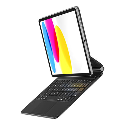 KX005 Aydınlatmalı Touchpad Klavyeli iPad Kılıfı