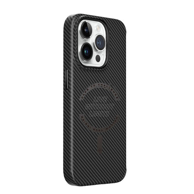 LCC-107 Karbon Fiber Magsafe Uyumlu iPhone 15 Pro Kılıf