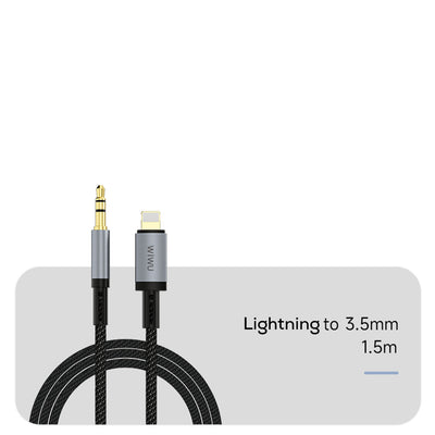 Legend Audio Serisi Lightning to 3.5mm Aux Ses Kablosu 1.5M
