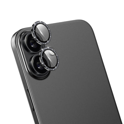 LG-006 Diamond iPhone 16 Plus Kamera Lens Koruyucu