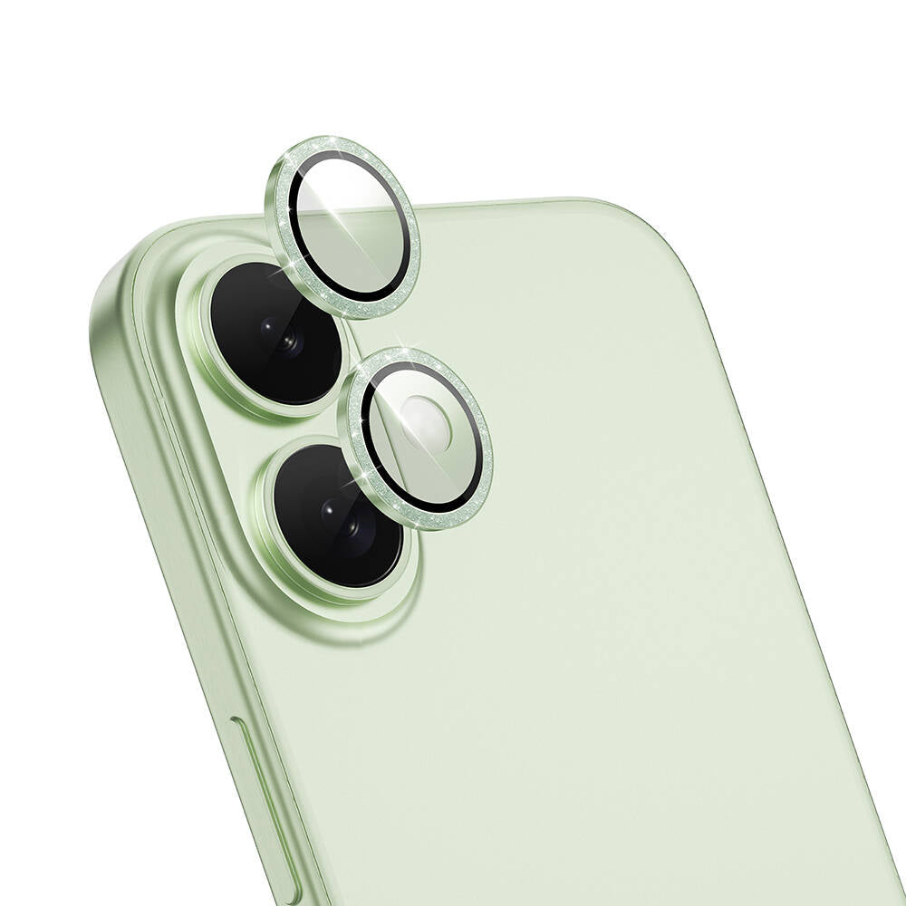 LG-006 Diamond iPhone 16 Plus Kamera Lens Koruyucu