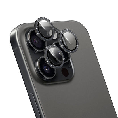 LG-006 Diamond Kolay Uygulamalı iPhone 16 Pro Kamera Lens Koruyucu