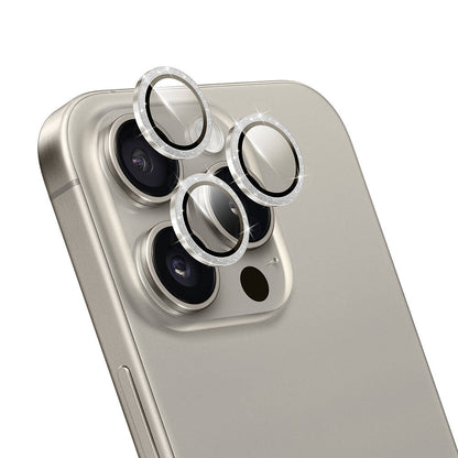 LG-006 Diamond Kolay Uygulamalı iPhone 16 Pro Kamera Lens Koruyucu