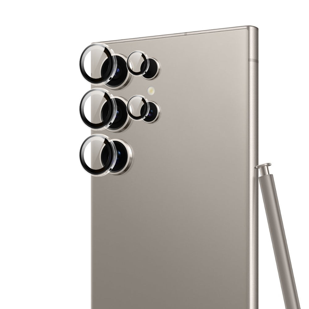 LG-011 Kolay Uygulama Aparatlı Galaxy S25 Ultra Kamera Lens Koruyucu