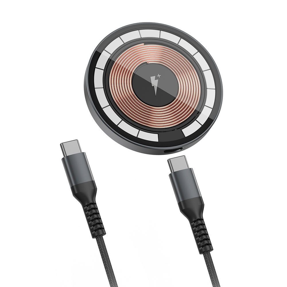 M17 Şeffaf 15W Kablosuz Magsafe Şarj Cihazı