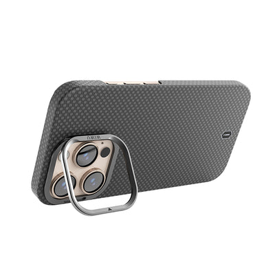 Magsafe Kamera Standlı Aramid Fiber iPhone 16 Pro Kılıf