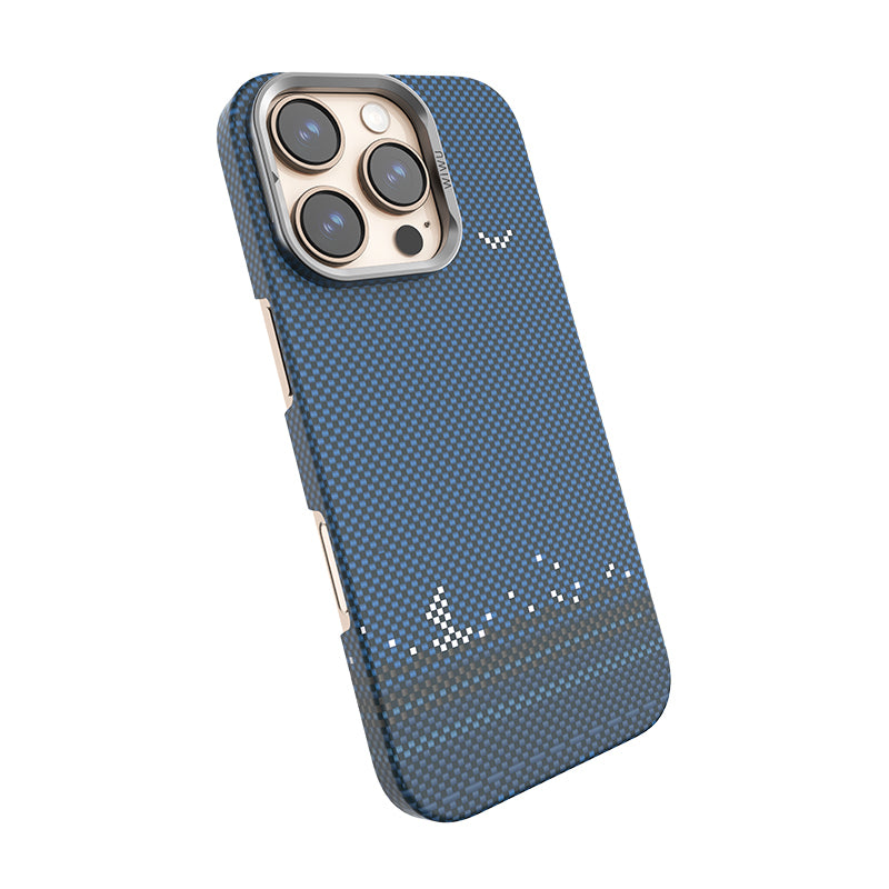 Magsafe Kamera Standlı Aramid Fiber iPhone 16 Pro Kılıf