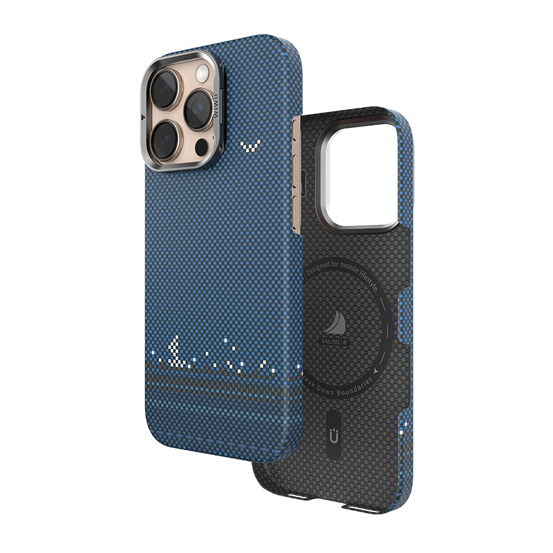 Magsafe Kamera Standlı Aramid Fiber iPhone 16 Pro Max Kılıf