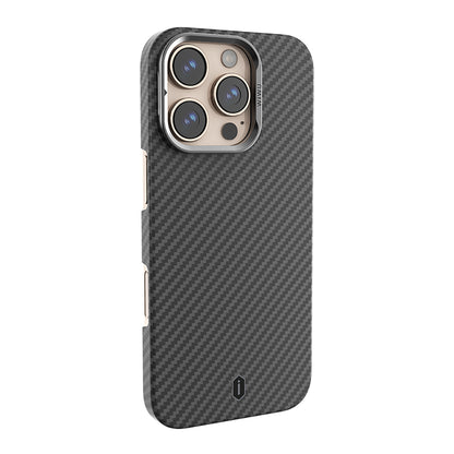 Magsafe Uyumlu Kamera Standlı Aramid Kevlar iPhone 16 Pro Max Kılıf