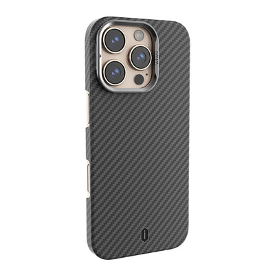 Magsafe Uyumlu Kamera Standlı Aramid Kevlar iPhone 16 Pro Max Kılıf