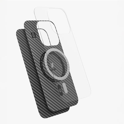 Magsafe Uyumlu Kamera Standlı Aramid Kevlar iPhone 16 Pro Max Kılıf