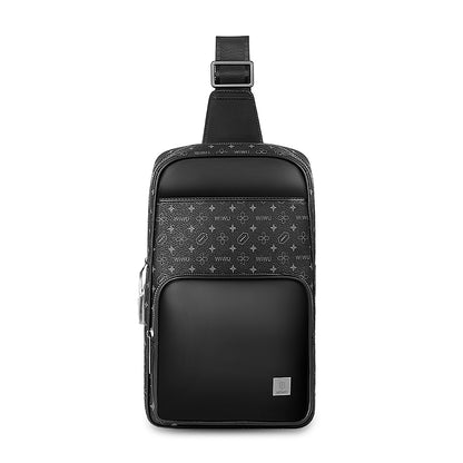 Master Fingerprint Lock Parmak İzi Kilitli Suya Dayanıklı Çapraz Vücut Çantası