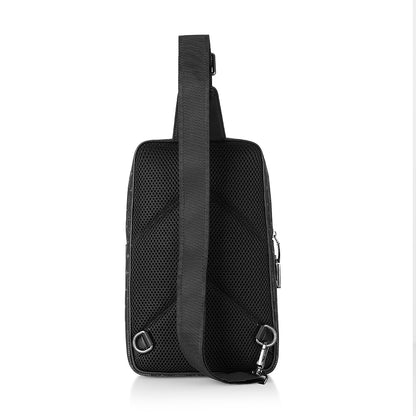 Master Fingerprint Lock Parmak İzi Kilitli Suya Dayanıklı Çapraz Vücut Çantası